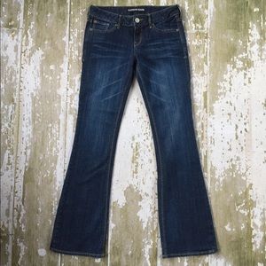 NWOT Express Stella low rise boot cut jeans
